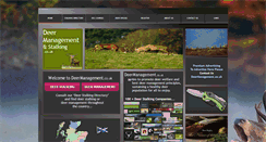 Desktop Screenshot of deermanagement.co.uk