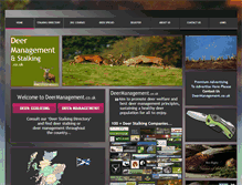 Tablet Screenshot of deermanagement.co.uk